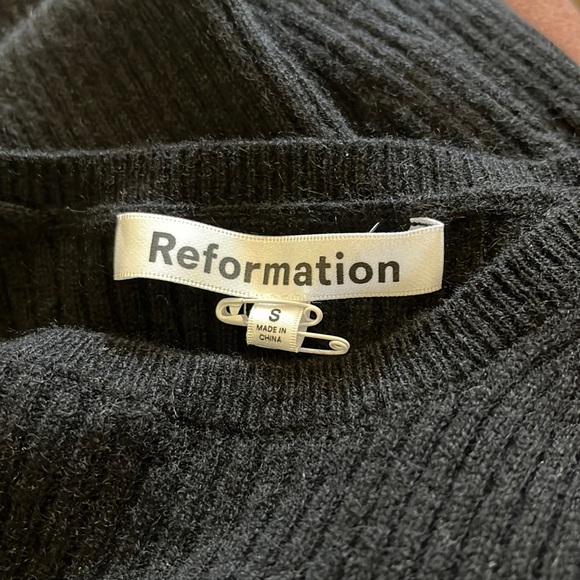 NEW! Reformation Basil Cashmere Sleeveless Sweater Dress, SIZE SMALL 1268 - Picture 6 of 7